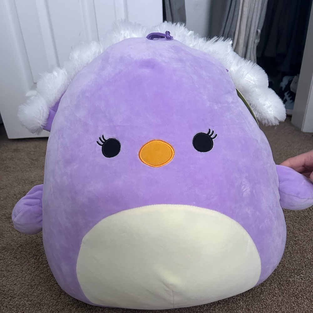 Peacock 16 inch squishmallow , new with tags